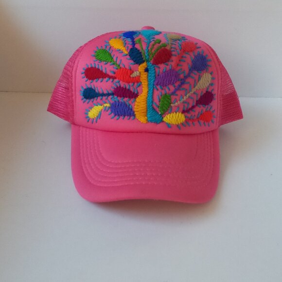 Embroidered peacock hat main image 4
